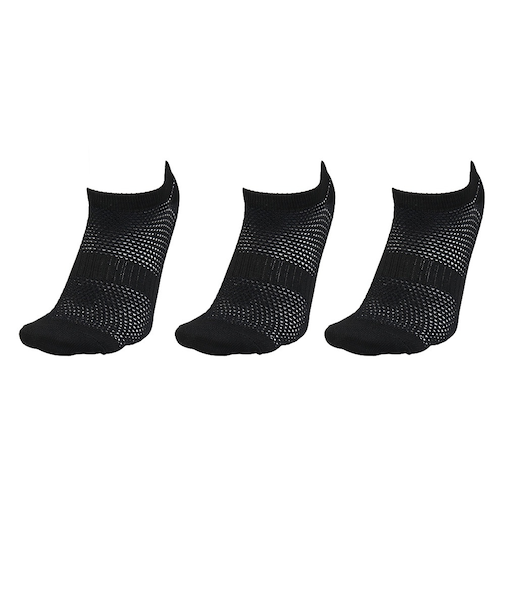 クー(Coo.)靴下 冷感HM ショート丈ソックス 3足組 黒 25-28センチ 894CO5GSA0017 BLK 吸汗速乾 接触冷感 カジュアル