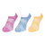 クー（Coo.）冷感HMスニーカーイン ショート丈ソックス 3足組 22-25センチ YELBLUDPK 895CO5GSA0003 YEL 吸汗速乾 接触冷…