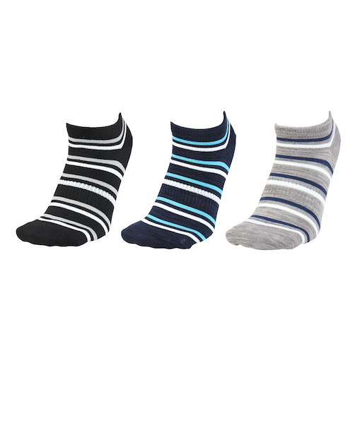 クー(Coo.)靴下 消臭ショート丈ソックス 25-28センチ 3足組 NVYBLUGRY 894CO5GSA0035 NVY 吸汗速乾 消臭 防臭 抗菌 新…