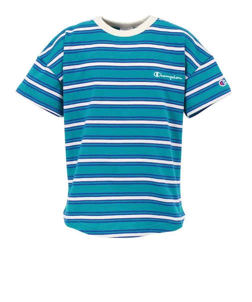 チャンピオン（CHAMPION）ジュニア ボーダー半袖Tシャツ CK-B325 428