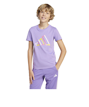 アディダス（adidas）キッズ テックロゴ グラフィック半袖Tシャツ KRU68-JD4639