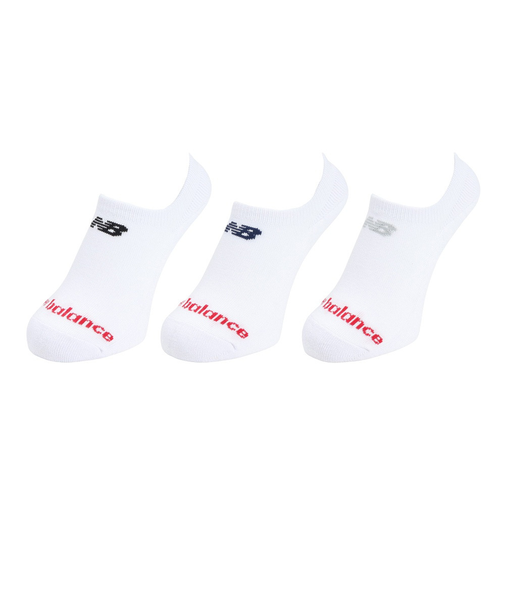ニューバランス（new balance）靴下 スニーカーレングス ソックス 3足組 白 23.0-29.0cm LAS55635WT 3足セット スニーカー丈