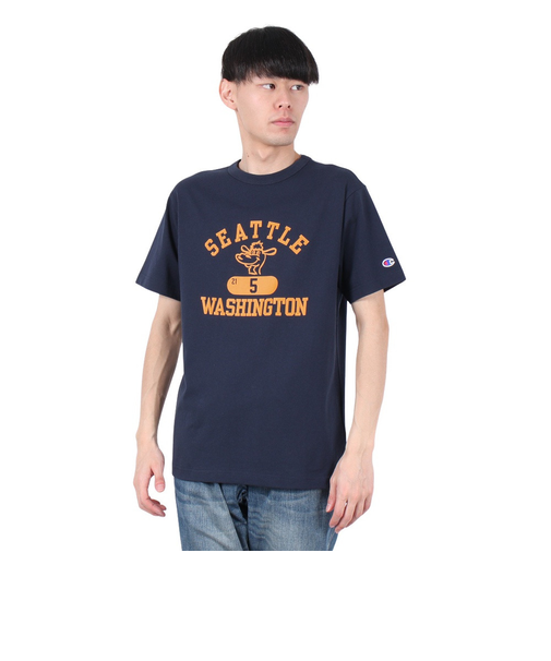 チャンピオン-ヘリテイジ（CHAMPION-HERITAGE）ベーシック カレッジ グラフィック 半袖Tシャツ C3-B348 370
