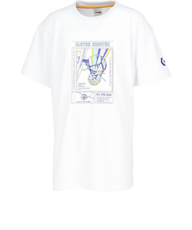 コンバース（CONVERSE）バスケットボールウェア ジュニア プリントTシャツ CB451357-1100