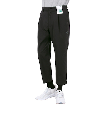 プーマ（PUMA）ESS ウーブンクロップ テーパードパンツ 686880 01 BLK