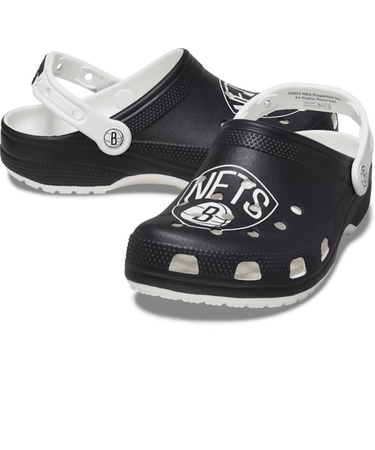 クロックス（crocs）サンダル NBA ブルックリン ネッツ クラシック クロッグ 208651-103-2023