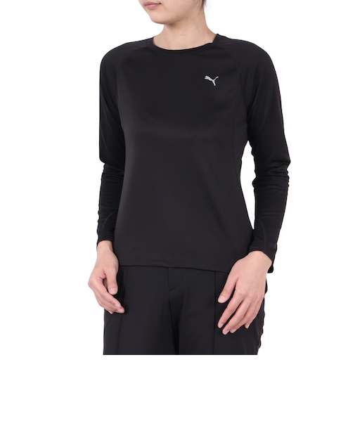 プーマ（PUMA）ランニング ラン ヴェロシティ 長袖Tシャツ 527276 01 BLK