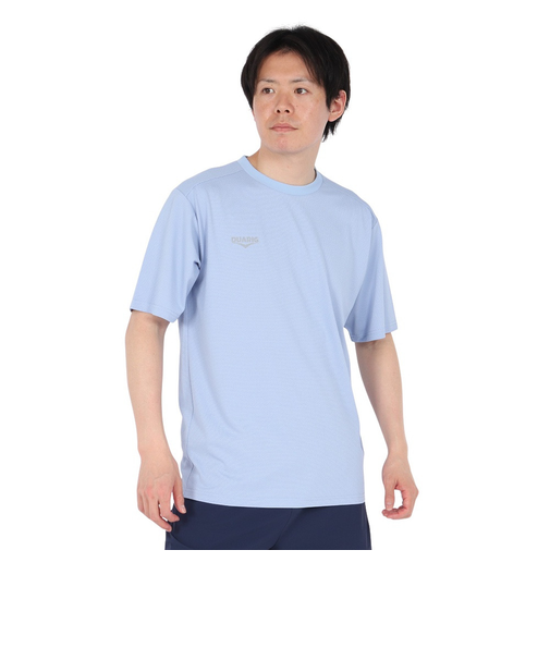 デュアリグ(DUARIG)ドライプラスクール シャインブロック UV HEXAGON 半袖Tシャツ 5S0025-TRCT-863GC BLU