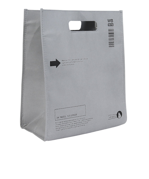 小判抜きバッグ WB1-4 グレー 4L MGY AS-016A バッグ サブバッグ 手提げ袋 保冷 保温