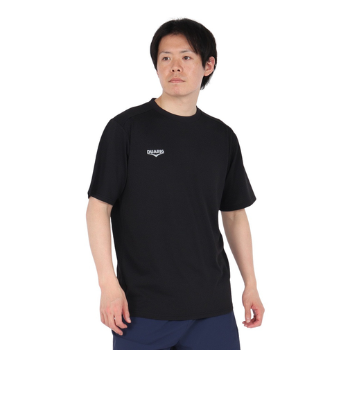 デュアリグ(DUARIG)ドライプラスクール シャインブロック UV HEXAGON 半袖Tシャツ 5S0025-TRCT-863GC BLK