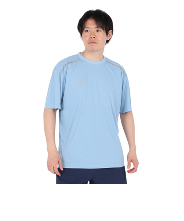 デュアリグ（DUARIG）ドライプラス A15UV メッシュ半袖Tシャツ 5S0023-TRCT-863GC BLU
