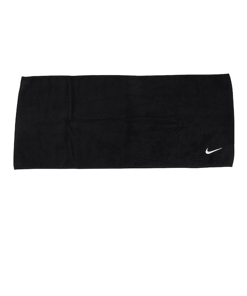 ナイキ（NIKE）ソリッドコアタオル ミディアム 黒 TW2001-010 吸水性 コットン ロゴ入り 記念品 お祝い ギフト プレゼント