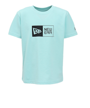 ニューエラ（NEW ERA）ジュニア 半袖 コットン Tシャツ ボックスロゴ BOCBLU 14414392