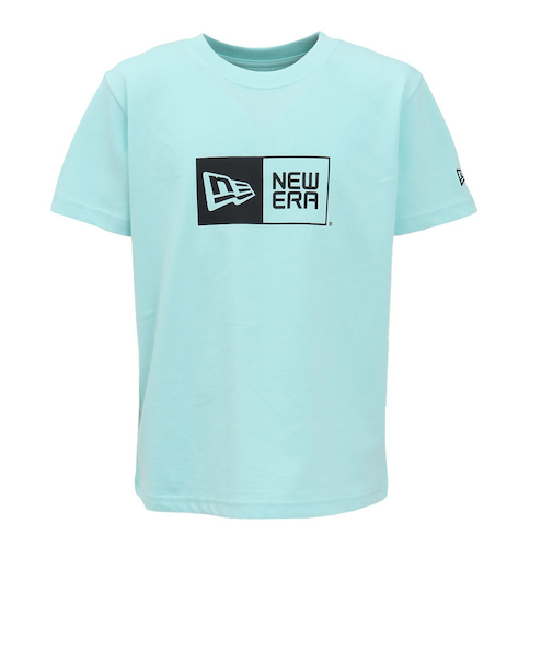 ニューエラ（NEW ERA）ジュニア 半袖 コットン Tシャツ ボックスロゴ BOCBLU 14414392