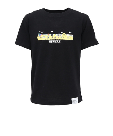 ニューエラ(NEW ERA)ジュニア 半袖 コットン Tシャツ ピーナッツ BLK 14432150