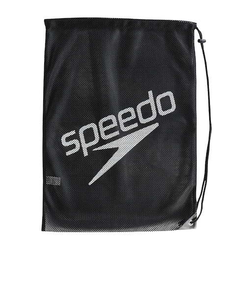 スピード（SPEEDO）メッシュバッグ 水泳バッグ L  黒 SD96B08 K 運動着 体操着入れ 新年度 新学期 新調 靴入れ シューズ入れ