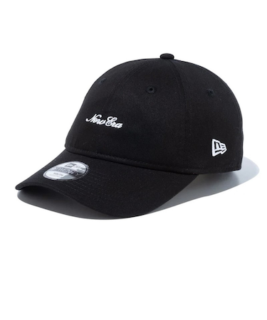 ニューエラ（NEW ERA）キャップ ジュニア 9TWENTY スクリプトロゴ 黒 514524563 日焼け対策 日差し対策 スポーツキャップ シンプル