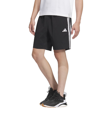 アディダス（adidas）エッセンシャルズ プラス ルーズフィット スリーストライプス ウーブンショーツ JUQ00-JW6988