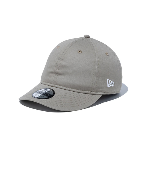 ニューエラ（NEW ERA）キャップ 9THIRTY ベーシック ノンウォッシュコットン グレー Mサイズ 14525061 ロゴ無し 無地 シンプル おしゃれ