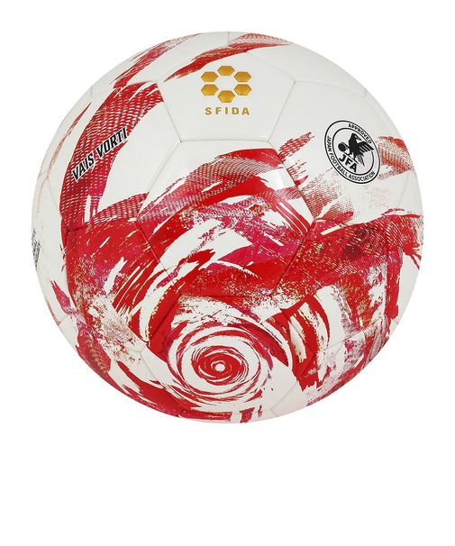 スフィーダ（SFIDA）サッカーボール 5号球 検定球 VAIS VORTI SB-25VV02 WHT/RED