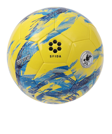 スフィーダ（SFIDA）サッカーボール 4号球 検定球 VAIS VORTI JR SB-25VV03 YEL/BLU