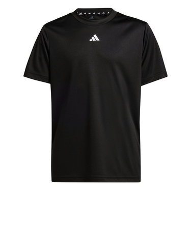 アディダス（adidas）ジュニア トレイン エッセンシャルズ ロゴ レギュラーフィット 半袖Tシャツ JTH37-IV9576
