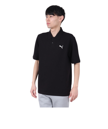 プーマ（PUMA）ESS ピケポロシャツ 687587 01 BLK