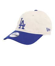 ニューエラ（NEW ERA）キャップ ジュニア 9TWENTY 2-Tone ロサンゼルス・ドジャース 白 青 143920712 手洗い可 ロゴ 日焼け対策…