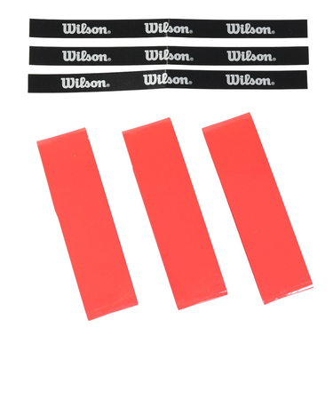 ウイルソン（Wilson）テニスグリップテープ PRO OVERGRIP V2 レッド 3本入り WR8449805001