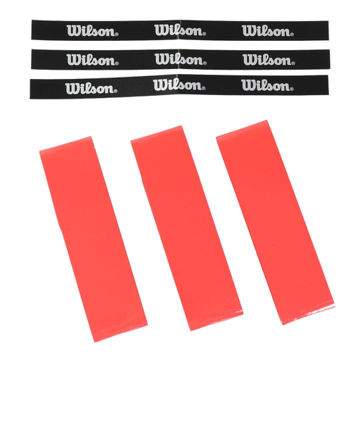 ウイルソン（Wilson）テニスグリップテープ PRO OVERGRIP V2 レッド 3本入り WR8449805001