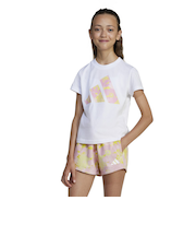 アディダス（adidas）ジュニア シーズナル エッセンシャルズ フラワー 半袖Tシャツ KTD42-JI6220