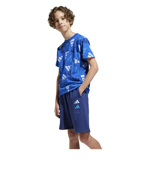 アディダス（adidas）ジュニア シーズナル エッセンシャルズ ロゴ セレブレーション 半袖Tシャツ KQG76-JC7750