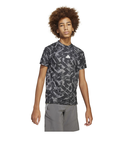 アディダス（adidas）ジュニア NXT AOP スポーツ アイコン フラクタルプリント 半袖Tシャツ KRJ64-JD0123