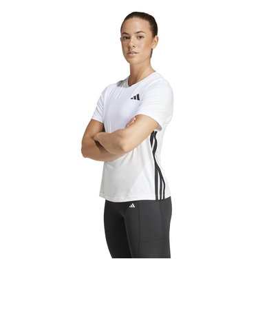 アディダス（adidas）トレイン エッセンシャルズ スリーストライプス ワークアウト半袖Tシャツ KUC81-JH1393