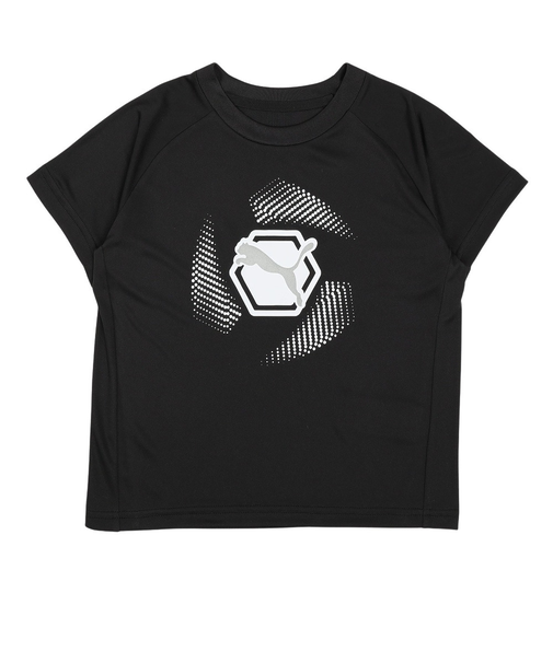 プーマ（PUMA）ジュニア ACTIVE SPORTS グラフィック ポリ 半袖Tシャツ 687748 01 BLK