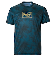ローリングス（Rawlings）野球ウェア コンバット ジュニア ゴーストスモーク2 Tシャツ AST15S02J-STBLU