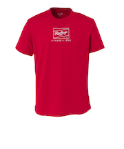 ローリングス(Rawlings)野球ウェア コンバット ロゴプリント Tシャツ AST15S04-RD