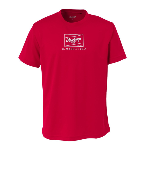 ローリングス（Rawlings）野球ウェア コンバット ロゴプリント Tシャツ AST15S04-RD
