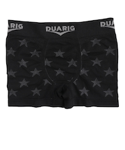 デュアリグ（DUARIG）成型ボクサーパンツ ドライプラス スター 黒 M-LLサイズ 5S0005-WAUW-891GC BLK 吸汗速乾 抗菌防臭 新調 …