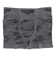 デュアリグ(DUARIG)成型ボクサーパンツ ドライプラス カモフラ グレー M-LLサイズ 5S0004-WAUW-891GC GRY 吸汗速乾 抗菌防臭 …