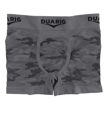 デュアリグ(DUARIG)成型ボクサーパンツ ドライプラス カモフラ グレー M-LLサイズ 5S0004-WAUW-891GC GRY 吸汗速乾 抗菌防臭 …