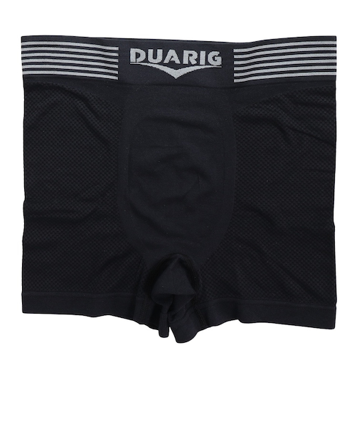 デュアリグ（DUARIG）成型ボクサーパンツ ドライプラス ボーダー 黒 M-LLサイズ 5S0002-WAUW-891GC BLK 吸汗速乾 抗菌防臭 新調…