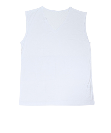 クー(Coo.) ノースリーブシャツ ドライプラスクール Vネック 白 S-3Lサイズ 891CO5GC0003 WHT UPF50+ 紫外線対策 吸汗速乾 …