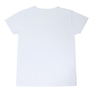 クー（Coo.）Vネック半袖シャツ ドライプラスクール 白 S-3Lサイズ 891CO5GC0002 WHT UPF50+ 紫外線対策 吸汗速乾 接触冷感 抗…