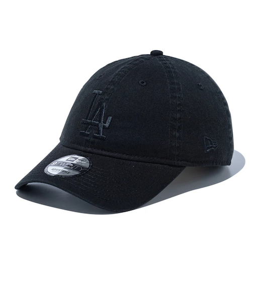 ニューエラ（NEW ERA）キャップ 9TWENTY ロサンゼルス・ドジャース ウォッシュドコットン ブラック×ブラック Mサイズ 14525138