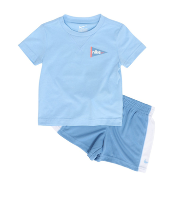 ナイキ(NIKE)ジュニア E1D1 半袖Tシャツ ショーツ 上下セット 76M661-UAV