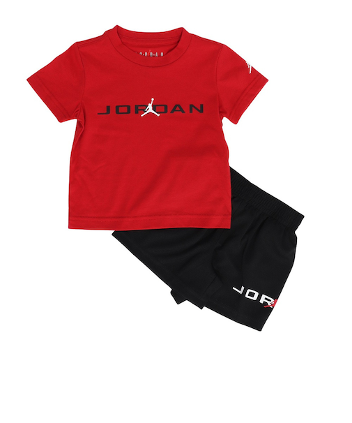 ジュニア マイケル・ジョーダン 半袖Tシャツ ショーツ 上下セット 75D676-023