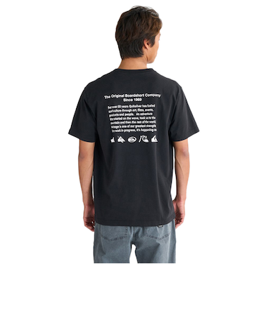 クイックシルバー（Quiksilver）DNA HISTORY PIGMENT ST 半袖Tシャツ 25SPQST251014BLK