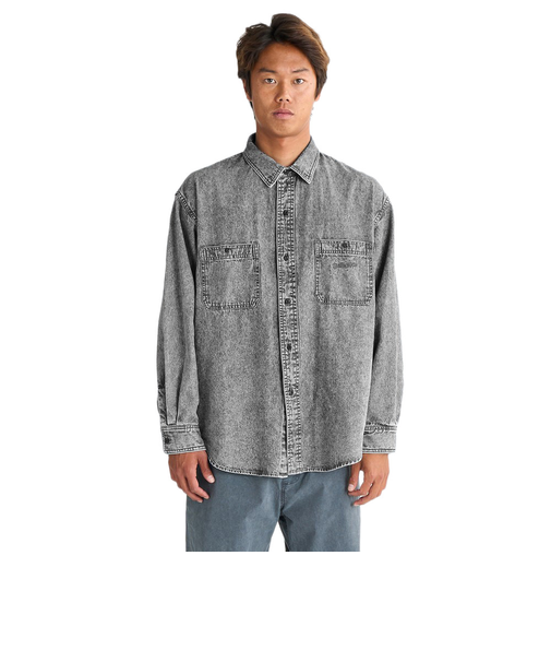 クイックシルバー（Quiksilver）SHORE WASH シャツ ダンガリー 25SPQSH251001BLK