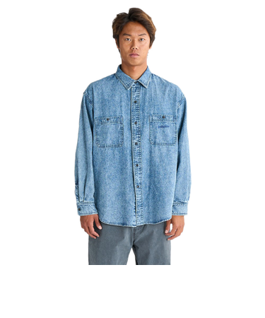 クイックシルバー（Quiksilver）SHORE WASH シャツ ダンガリー 25SPQSH251001BLU